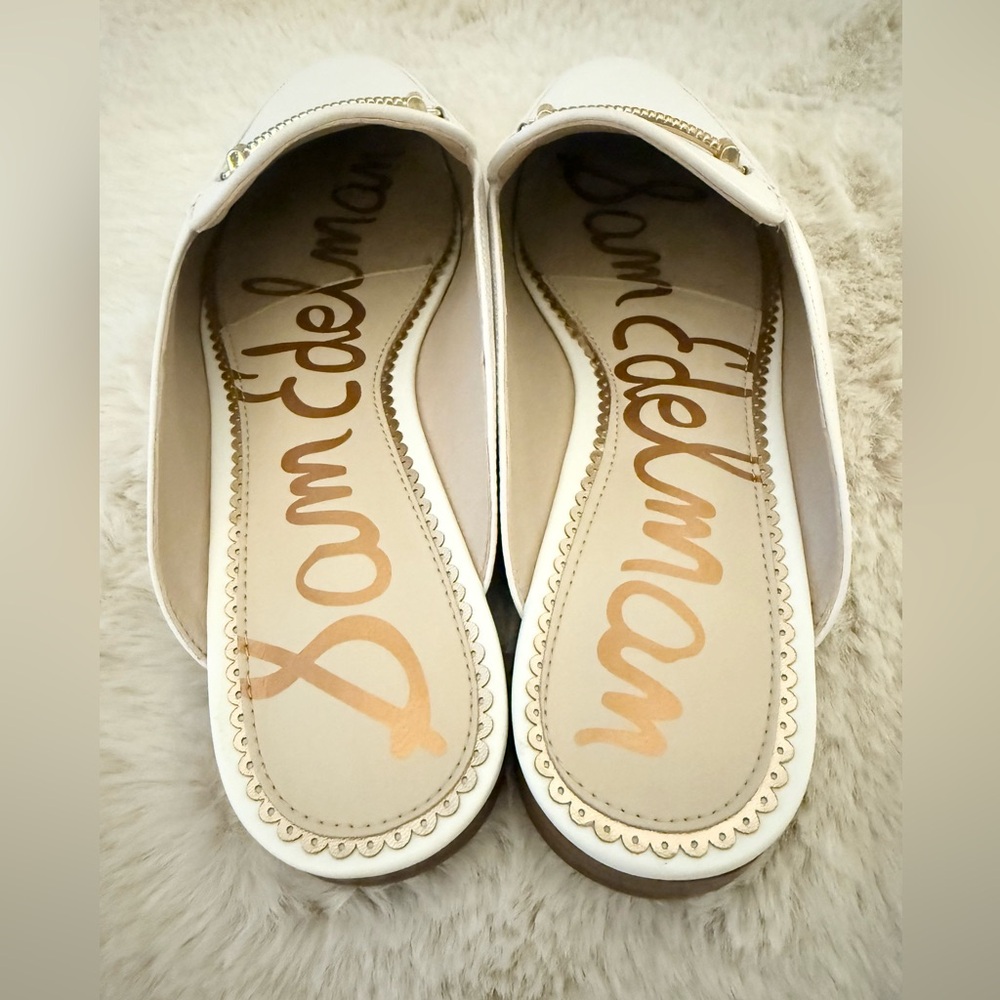Sam Edelman Women’s White Laurna Mule - size 10 - Picture 2 of 5